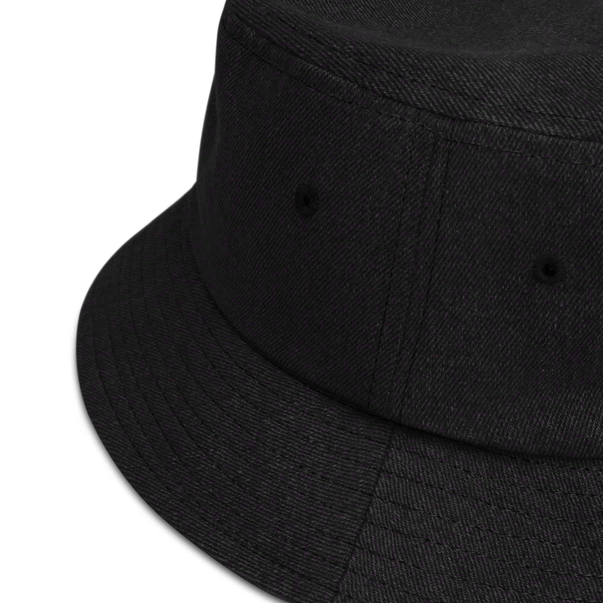 Black Stretch Denim Reversible Bucket Hat of Milwaukee Bucks 