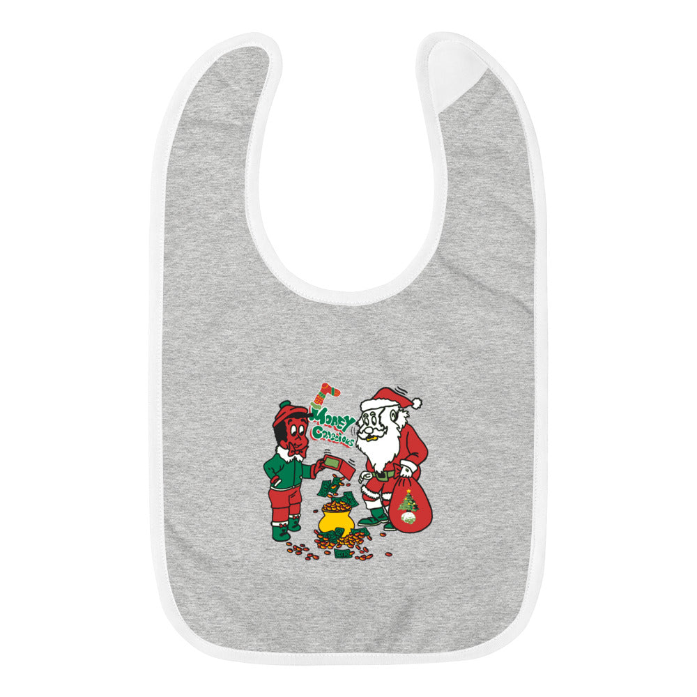 Embroidered Baby Bib