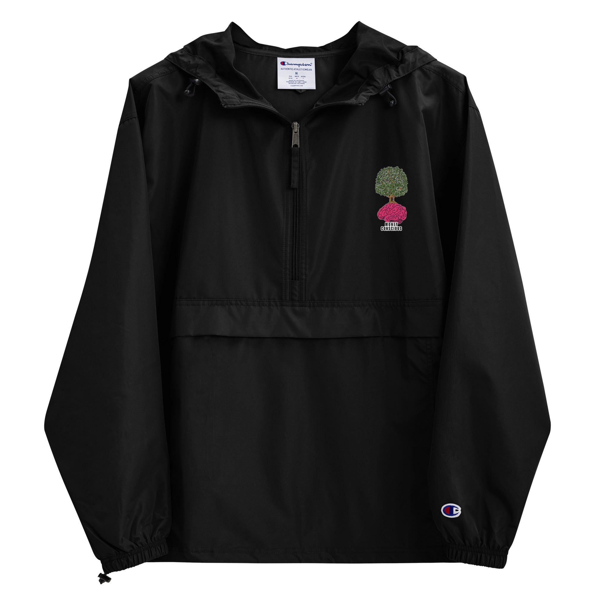 Embroidered Champion Packable Jacket