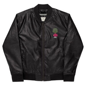 Leather Bomber Jacket