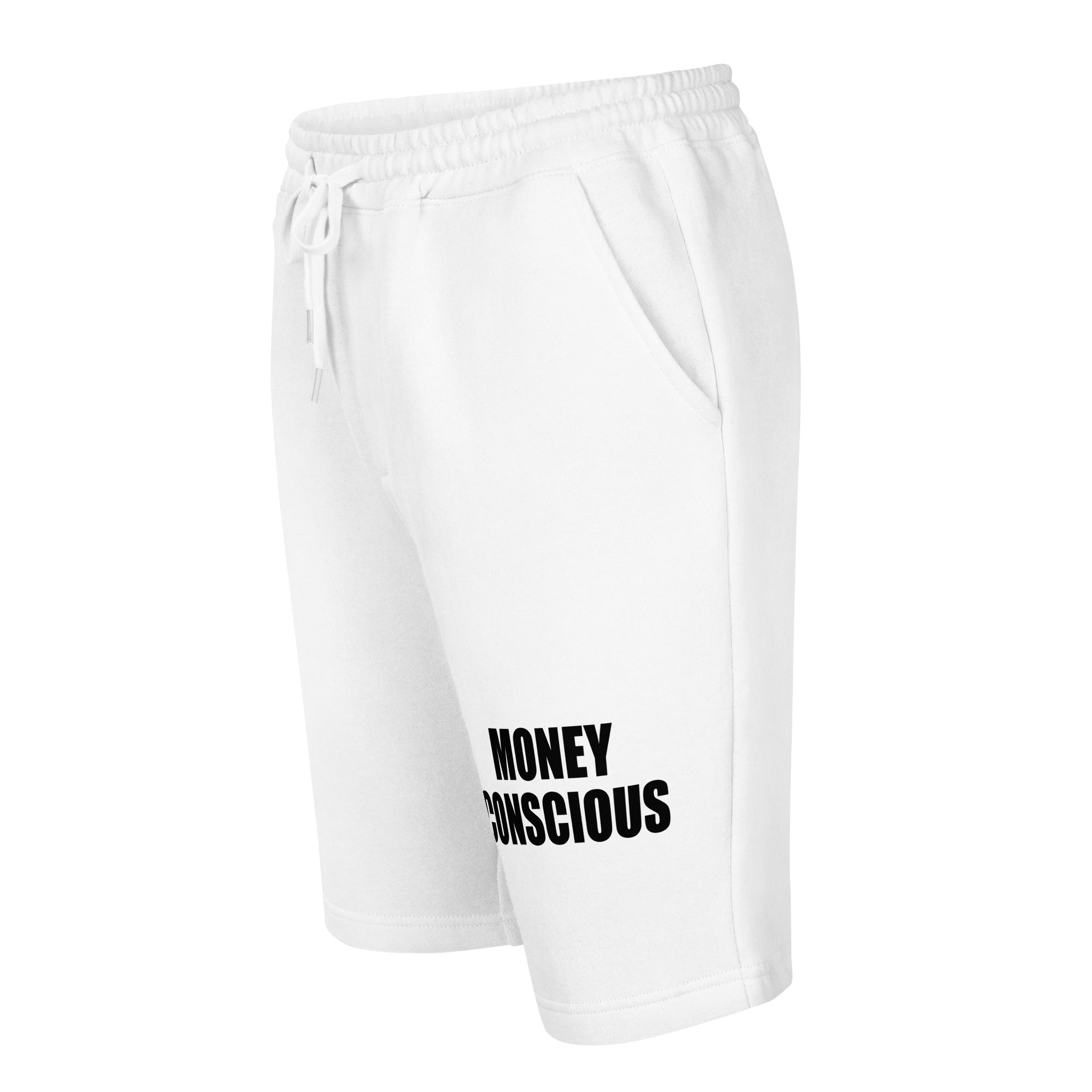 Men's Concepts Sport White/Charcoal Memphis Grizzlies Alley Fleece Shorts