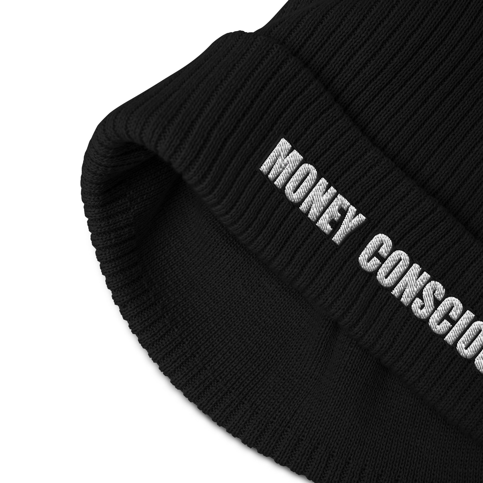 Organic ribbed beanie