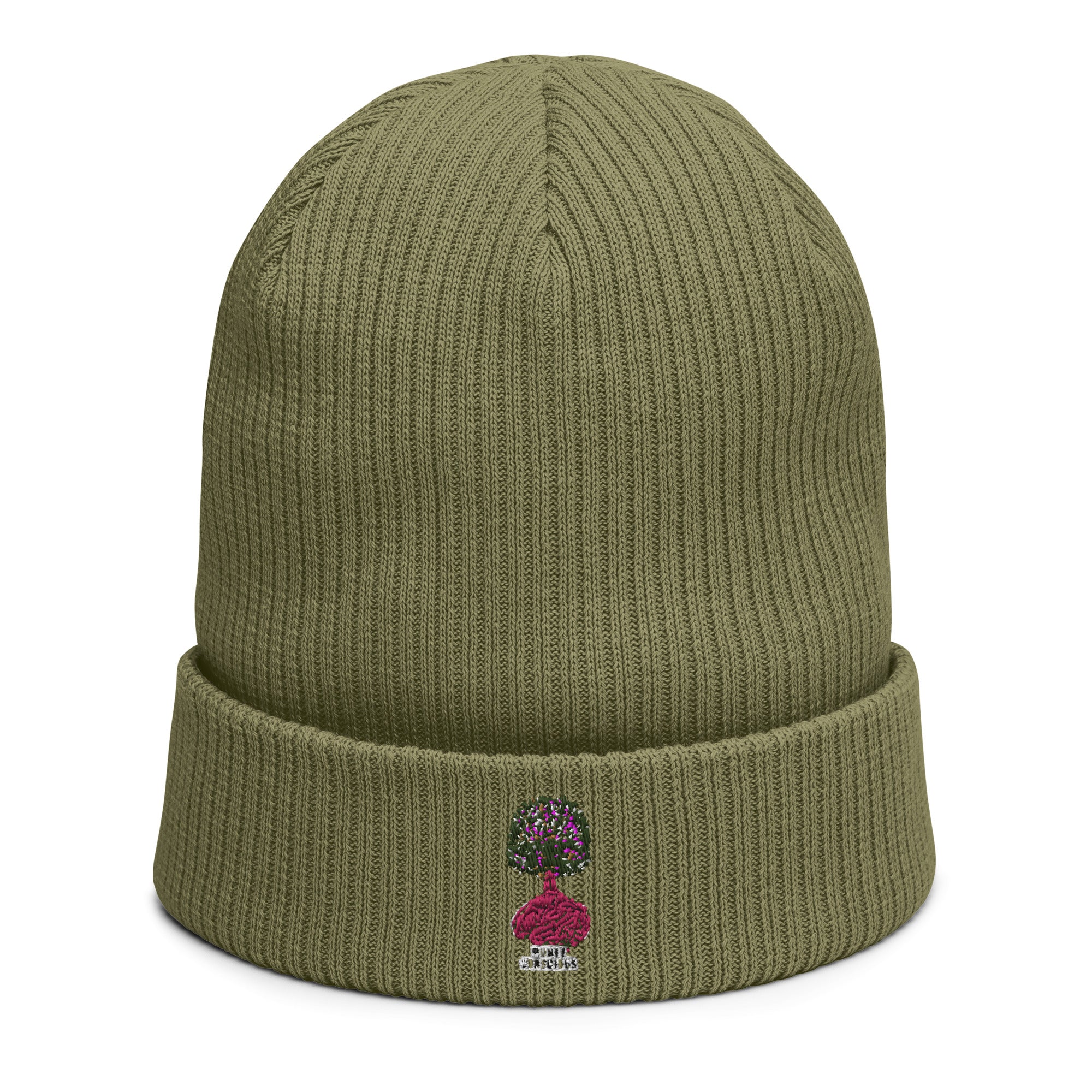 Organic ribbed beanie