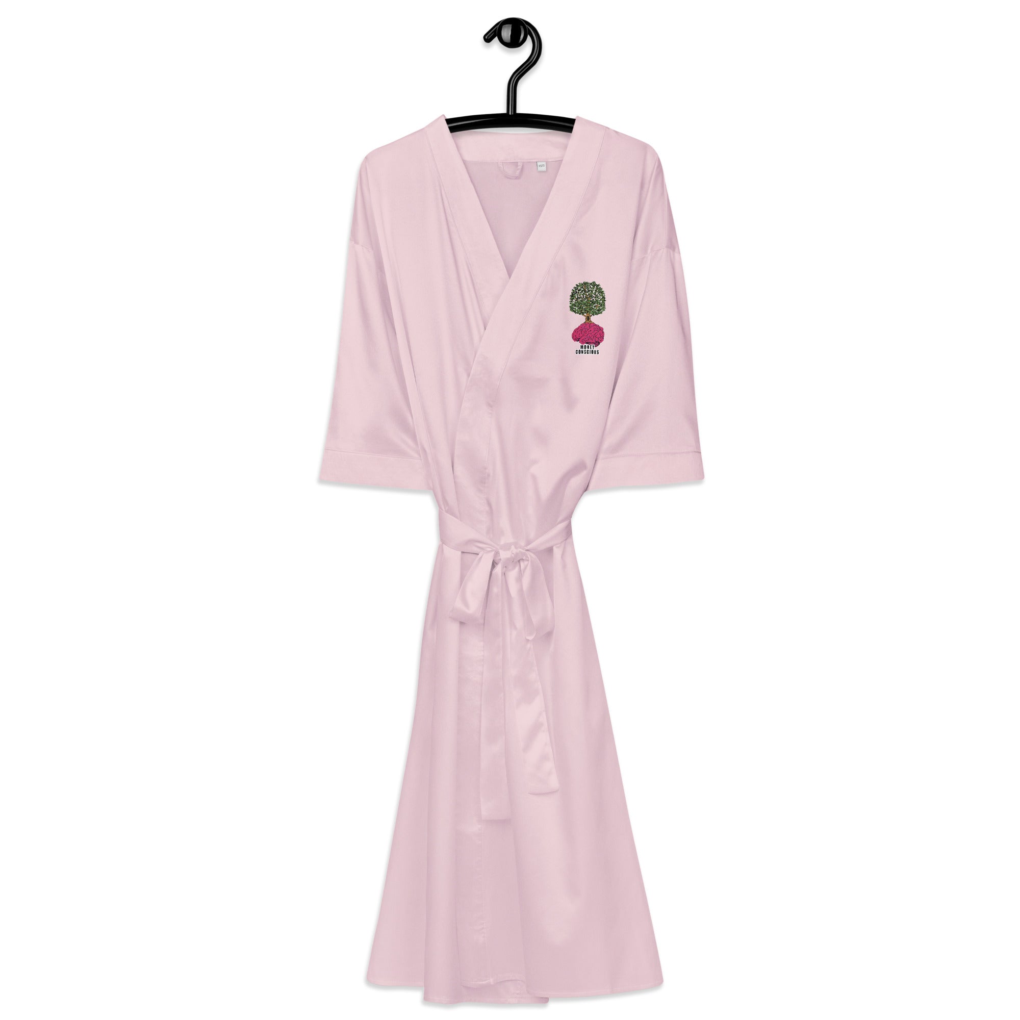 Satin robe