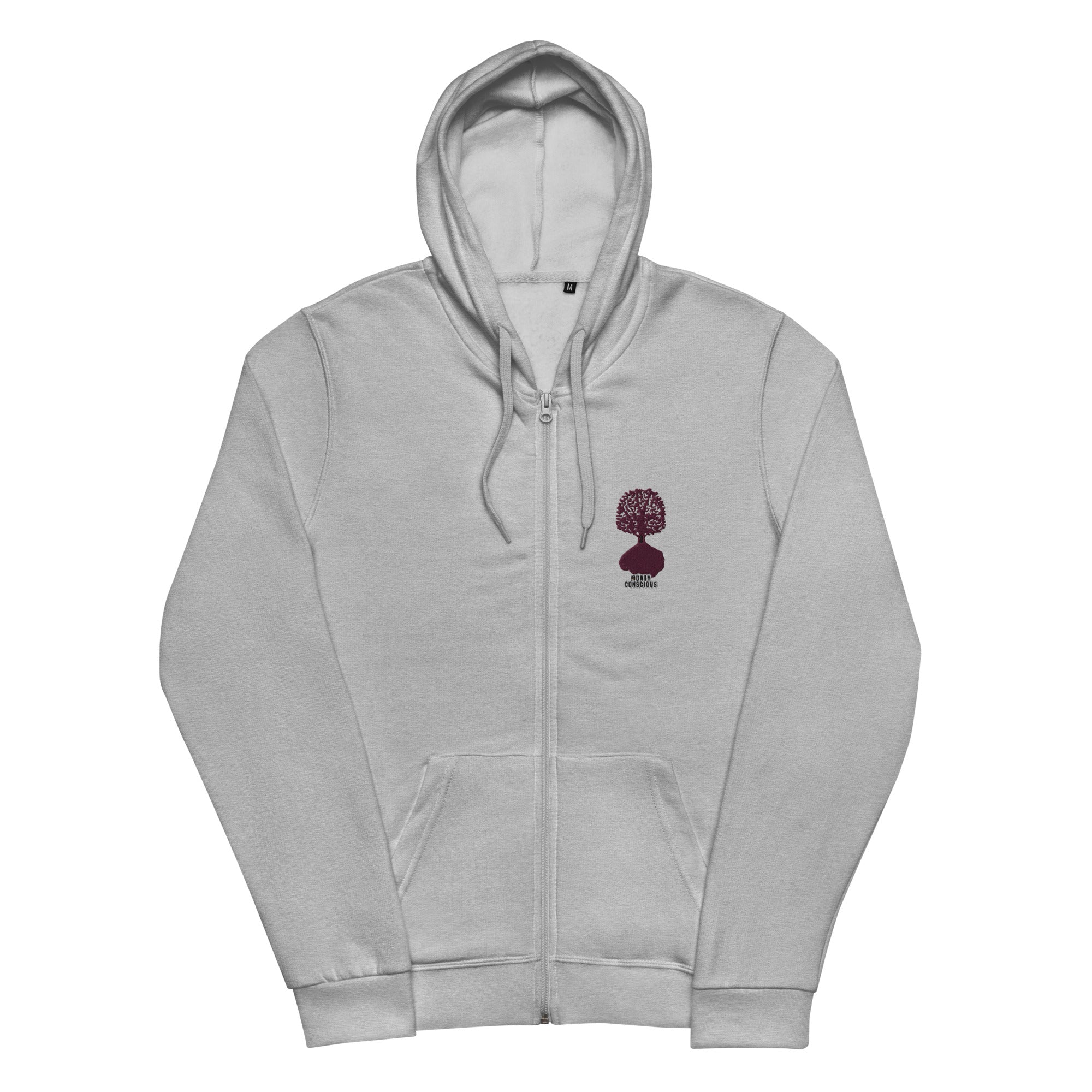 Unisex basic zip hoodie