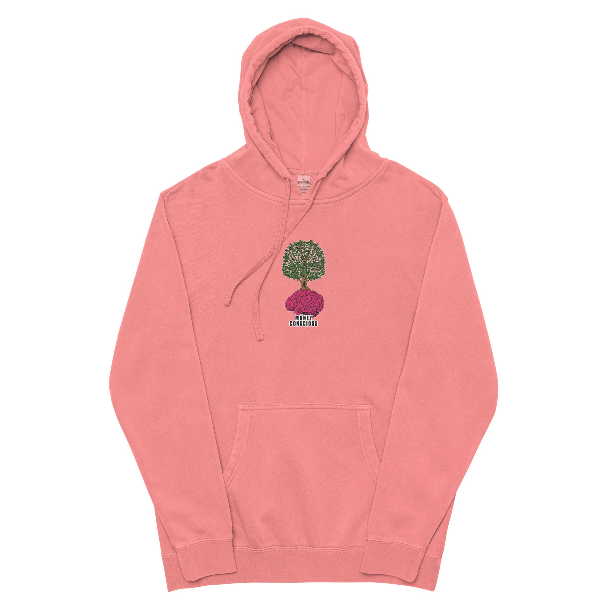 Unisex pigment-dyed hoodie