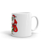 White glossy mug